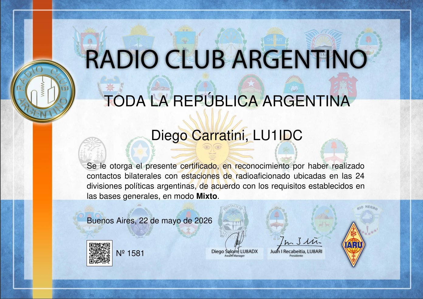 RCA TRA MIXTO