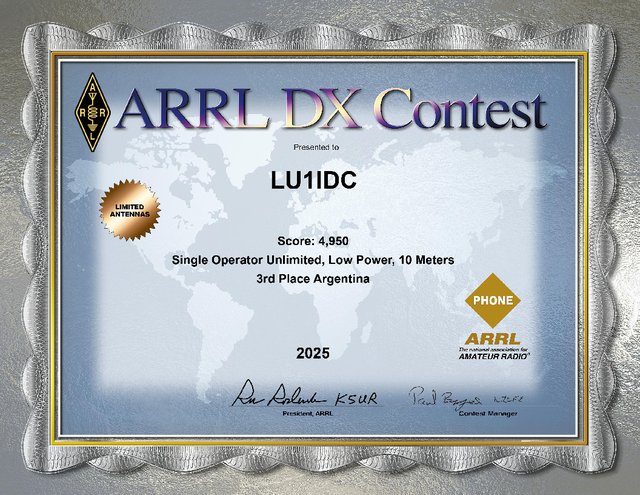 2025 ARRL DX PHONE