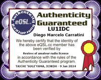 eQSL Authenticity
