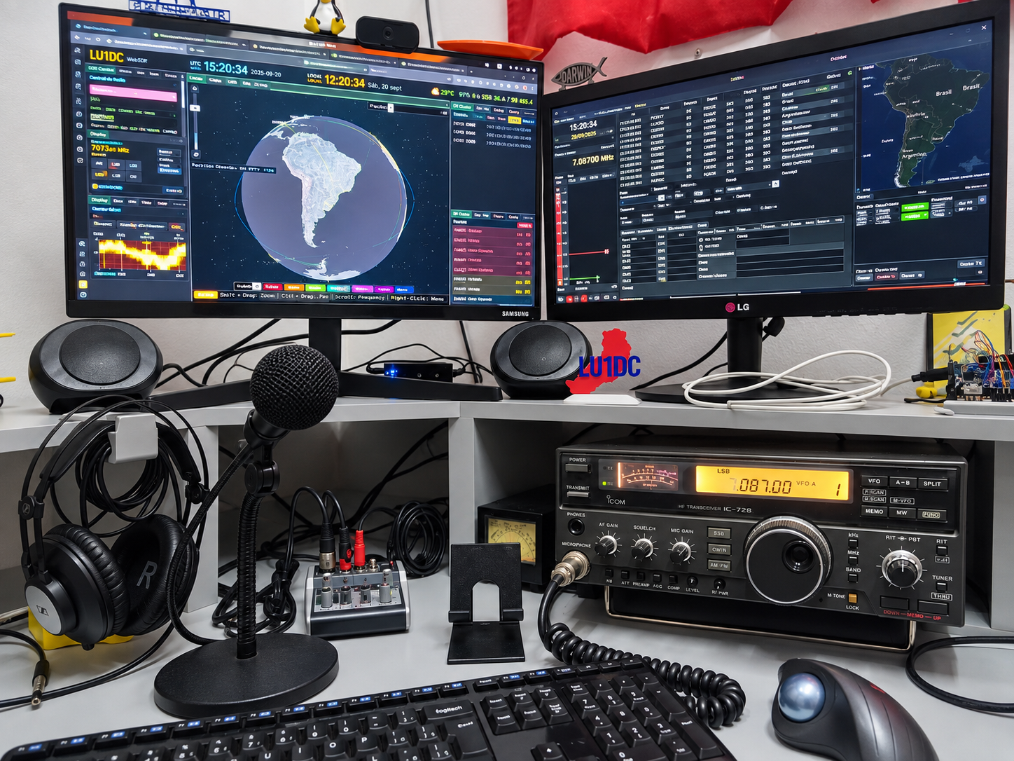 Monitores con aplicaciones de radio