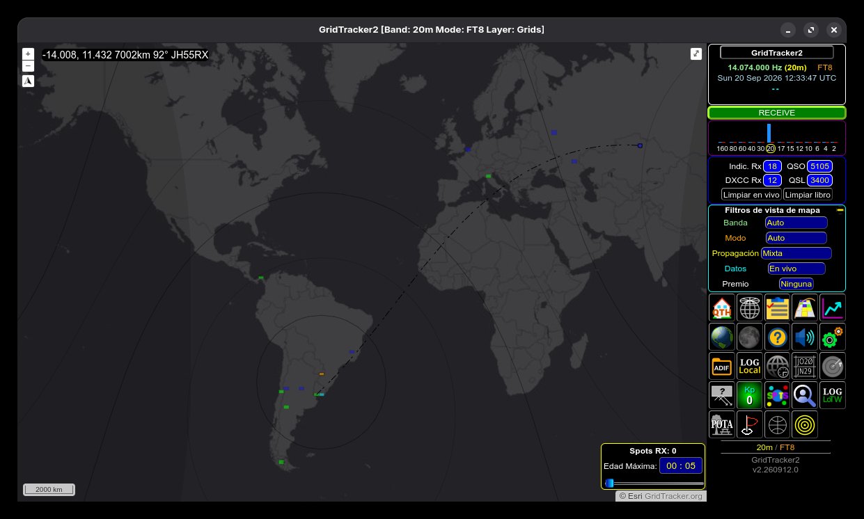 Captura de GridTracker